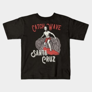 Santa Cruz California Surfing Kids T-Shirt